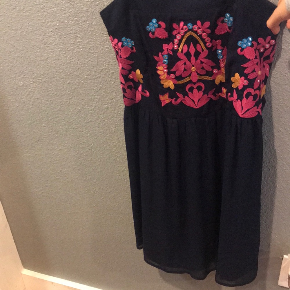 Francesca’s embroidered dress